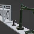 Plataforma-Mantenimiento-escala-Aguada-1-48-color.jpg Train. Model. Diorama. Scale 1:48 Platform Maintenance. Watering places