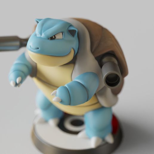 Blastoise.1956.jpg Blastoise - FAN ART - POKÉMON FIGURINE -POKEMON