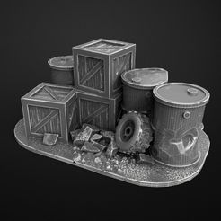 2018_10_L_1.jpg Free OBJ file Terrain Basic + Zombicide・3D print design to download