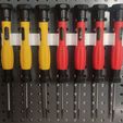 Picture.jpg Biltema Presision Screwdriver set holder for Biltema pegboard