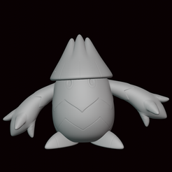 Snover.png Файл STL 459- Фигурка покемона Сновера・Шаблон для 3D-печати для загрузки
