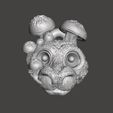 mashroom.jpg Download STL file mushroom spirit dragon monster game jewellery pendant necklace • 3D printing object, BoxedDragon