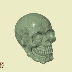 CelticSkull.JPG Download free STL file Celtic Skull (Hollow) • 3D printing model, 3DWP