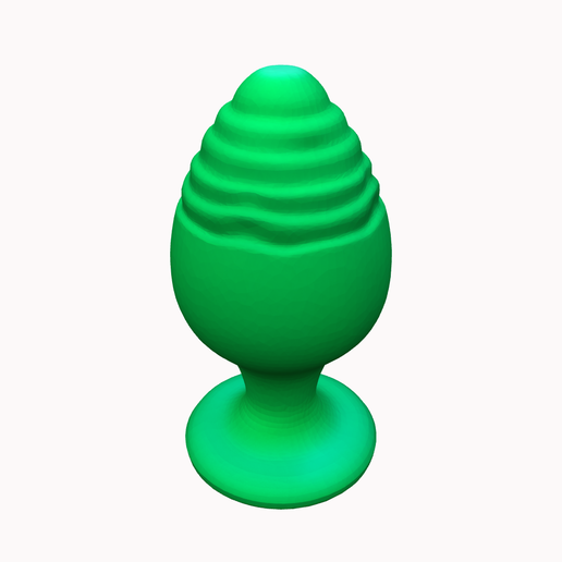 Groer Anal Dildo Ball gerippt STL Datei fr 3D-DruckCults
