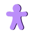 GingerbreadMan_SmallSize__Lid.stl Fast-Print Geschenk-/Aufbewahrungsboxen - Die ultimative Kollektion (Vasenmodus)