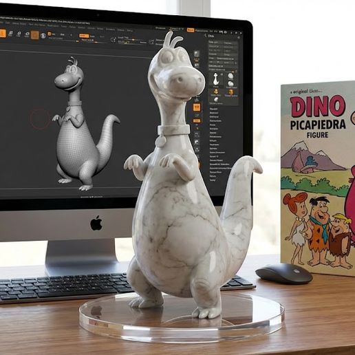 DINO: The Loyal Snorkasaurus! 🦕 The Flintstones 3D Model