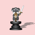 Dog-Chess-Knight1.png Dog Chess Piece - Knight