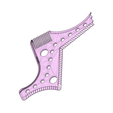 shaving-bombs-02A-low-91.png STL file New Arrivals Men Beard Shaping Styling Template Comb Men's Beards Combs Beauty Tool for Hair Beard Trim Templates sc-02A 3d print cnc・3D printing design to download