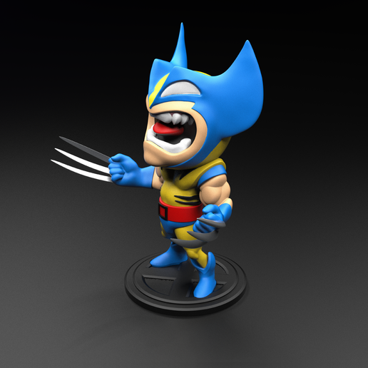 🗿 WOLVERINE・ STL File for 3D printing・Cults