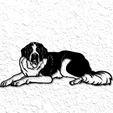 project_20230203_1608353-01.png Saint Bernard show dog rescue dog wall décor