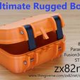 Ultimate_rugged_Box_titled_4x3_thingiverse.jpg zx82net Ultimate Parametric Rugged Box - Snap Closure