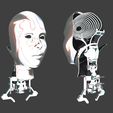 05.jpg Robotic head - Tête cyborg