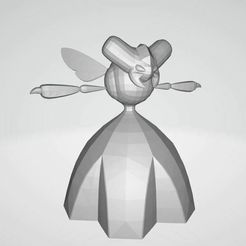 Vespiquen.jpg Fichier STL Vespiquen Pokemon Lowpoly・Modèle pour imprimante 3D à télécharger
