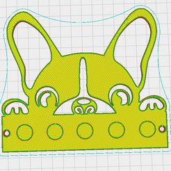 1.jpg French Bulldog key holder