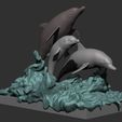 2.jpg Dolphins Sculpture