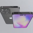 render_002.jpg Apple iphone14 Low-poly 3D model