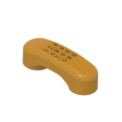Phone-Ride-On.png Free 3MF file Foot To Floor Ride On Car Phone・3D printable object to download