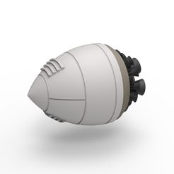 1.jpg Archivo 3D Motor de cohete Diecast Fantasy・Diseño imprimible en 3D para descargar, CosplayItemsRock