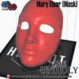 ME-mask-Cults-2.jpg MARY ELNOR MASK - THE UNHOLY MOVIE - HALLOWEEN