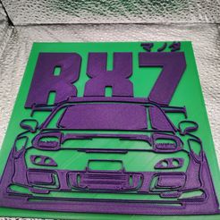 IMG_20211226_220245.jpg Файл STL Логотип Mazda RX7・Дизайн 3D-печати для загрузки3D
