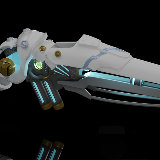 Pulsefire Caitlyn Rifle - League of Legends Cosplay - LOL 3D model