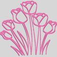 Tulipes.jpg Plant wall decorations, Complete collection