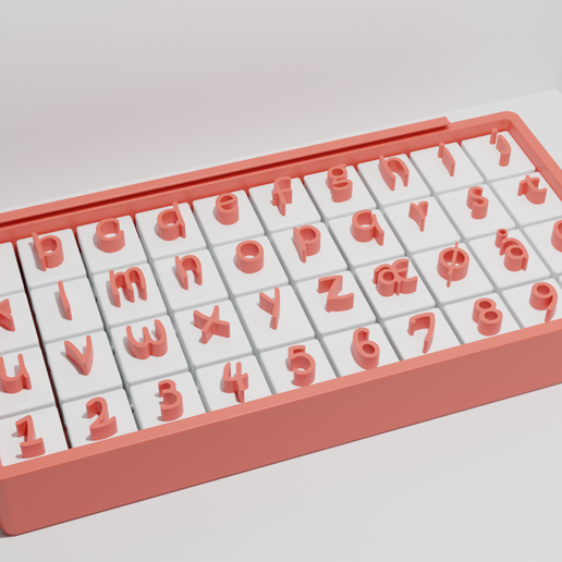 Pottery letter stamps (NORDIC)