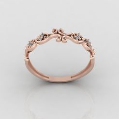 r1108p1.jpg Download file Ring For Women (Stone) - 3DM RENDER DETAIL 3D PRINT MODEL - • Design to 3D print, tuttodesign