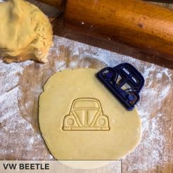 Beetle.jpg STL file VW BEETLE COOKIE CUTTER・Model to download and 3D print