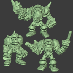 orkcombo.png Power armour orks