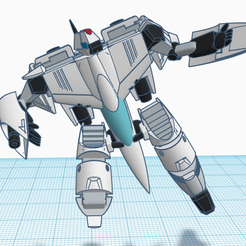battloidpose3.1.png STL file Robotech YF-4 Veritech・3D printer design to download, themechafactory
