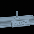 Bass-mount-statue-47.png fish Largemouth Bass / Micropterus salmoides open mouth statue detailed texture for 3d printing