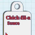 11111111.png COMMERCIAL VERSION - Chick-Fil-A Sauce Keychains