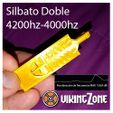 Silbato-Doble-4200hz-4000hz.jpg 🎯 Pack of 3D Whistles - Various Frequencies - From 800 Hz up to 4200 Hz 🔊