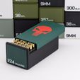 224-1.jpg BBOX Ammo box 224 Valkyrie ammunition storage 10/20/25/50 rounds ammo crate 224