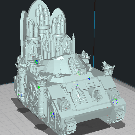 Church Nun's Explosive Pipe Organs 3D model