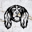 Sin-título.jpg Cavalier King Charles Spaniel dog wall deco wall deco wall dog pet mural