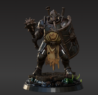 Blight-Guard Bulwark - Grimdark Plague Knight