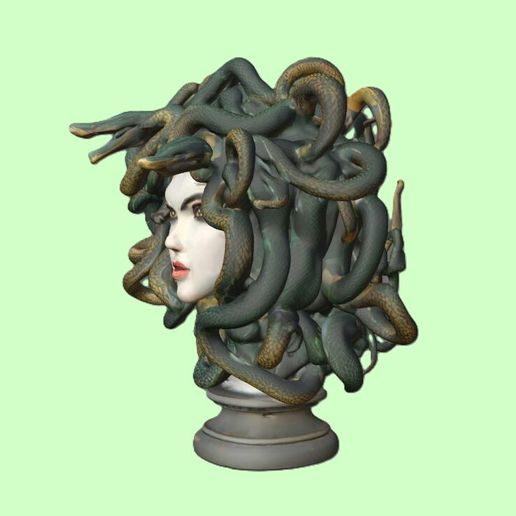 14.jpg Medusa Bust – The Gorgon Queen
