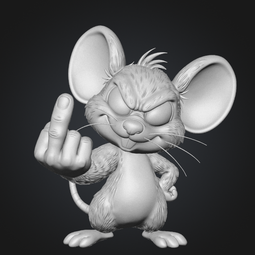 Maus Mittelfinger