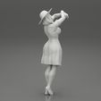 Girl-0007.jpg Elegant Woman Modern Style Fashion Posing in Hat 3D print model