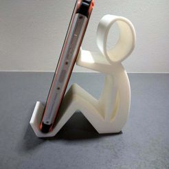2.jpg STL-Datei Handyhalter - phone holder・3D-druckbares Design zum Herunterladen