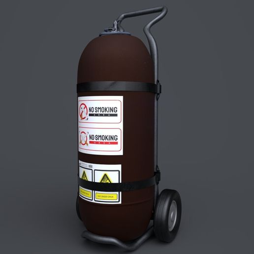 🍾 Bouteille de gaz propane Modèle 3D - High-Poly Game Ready・Fichier STL ...