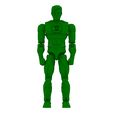 Front.jpg Green Lantern - Lanterna Verde - ARTICULATED POSEABLE ACTION FIGURE 100mm