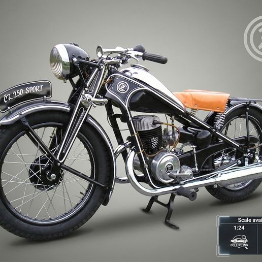 19(デラックス・エディション) 🏍️ Classic CZ 175 1939 Motorcycle - Pre-War Vintage
