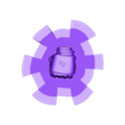 x_WhiteScarzLHSFist.stl Hand Factions Pack