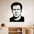 6dzxzc.png Will Ferrel - Wall Art Multicolor