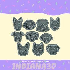 untitled.11.jpg Fichier STL Timbres pour chiens・Design à télécharger et à imprimer en 3D