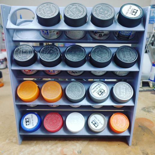 🎨 Modular scale model paint rack・3D Print with the Anycubic Photon Mono ...