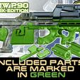 2-UNW-P90-PE-EMEK-MAG-mount-green.jpg UNW P90 styled Bullpup lower FOR THE PLANET ECLIPSE EMEK
